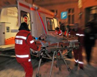 Ambulancier Appel d'urgence sanitaire Berlens